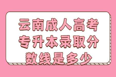 云南成人高考專升本