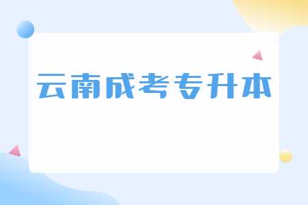 云南成考專升本