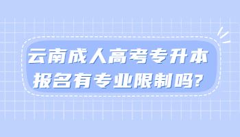 云南成人高考專升本