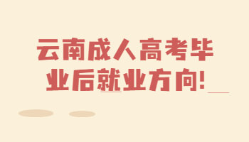 云南成人高考畢業后就業方向