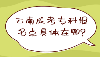 云南成考?？茍竺c