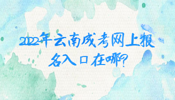 云南成考網(wǎng)上報名