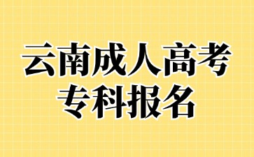 2024年云南成考專科報(bào)名專業(yè)有哪些推薦？