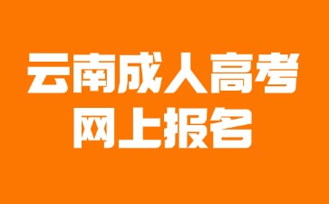 2024年云南成人高考網上報名需要提交哪些材料？